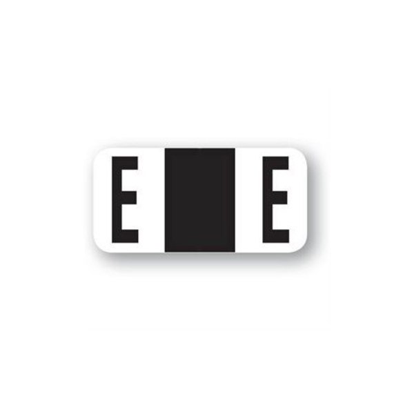 Asp File Right Color-Code Alphabet Labels - Ringbook, 1 Each: E 385-E